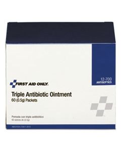 FAO12700 TRIPLE ANTIBIOTIC OINTMENT, 0.5 G PACKET, 60/BOX