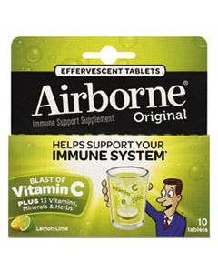 ABN30006 IMMUNE SUPPORT EFFERVESCENT TABLET, LEMON/LIME, 10 COUNT