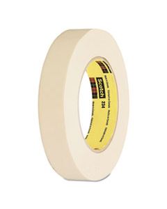 MMM23412 GENERAL PURPOSE MASKING TAPE 234, 3" CORE, 12 MM X 55 M, TAN