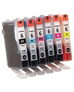 CNM4705A018 4705A018 (BCI-6) INK, 370 PAGE-YIELD, ASSORTED, 6/PK
