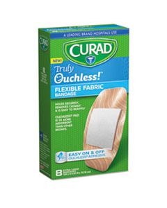 MIICUR5003V1 OUCHLESS FLEX FABRIC BANDAGES, 1.65 X 4, 8/BOX