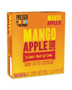 KND24063 PRESSED BY KIND BARS, MANGO APPLE CHIA, 1.2 OZ BAR, 12/BOX