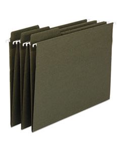 SMD64138 FASTAB HANGING FOLDERS, LEGAL SIZE, 1/3-CUT TAB, STANDARD GREEN, 20/BOX