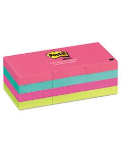 MMM653AN ORIGINAL PADS IN CAPE TOWN COLORS, 1 3/8 X 1 7/8, 100-SHEET, 12/PACK