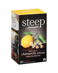 BTC17707 STEEP TEA, CHAMOMILE CITRUS HERBAL, 1 OZ TEA BAG, 20/BOX