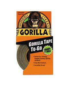 GOR6100104 GORILLA TAPE, 1.5" CORE, 1" X 10 YDS, BLACK