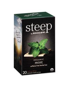 BTC17709 STEEP TEA, MINT, 1.41 OZ TEA BAG, 20/BOX