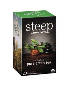 BTC17703 STEEP TEA, PURE GREEN, 0.91 OZ TEA BAG, 20/BOX