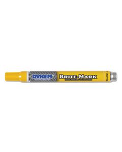 ITW84004 BRITE-MARK PAINT MARKERS, MEDIUM BULLET TIP, YELLOW