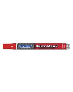 ITW84006 BRITE-MARK PAINT MARKERS, MEDIUM BULLET TIP, RED