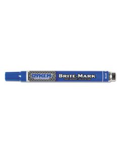 ITW84001 BRITE-MARK PAINT MARKERS, MEDIUM BULLET TIP, BLUE