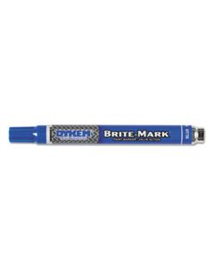 ITW84001 BRITE-MARK PAINT MARKERS, MEDIUM BULLET TIP, BLUE