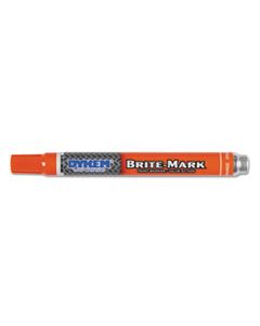 ITW84005 BRITE-MARK PAINT MARKERS, MEDIUM BULLET TIP, ORANGE