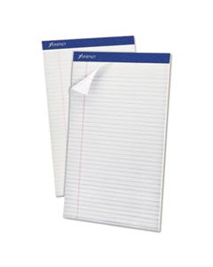 TOP20330 PERFORATED WRITING PADS, WIDE/LEGAL RULE, 8.5 X 14, WHITE, 50 SHEETS, DOZEN