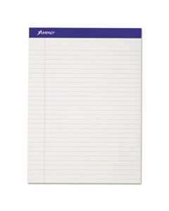 TOP20320 PERFORATED WRITING PADS, WIDE/LEGAL RULE, 8.5 X 11.75, WHITE, 50 SHEETS, DOZEN