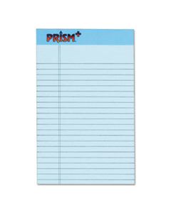 TOP63020 PRISM + WRITING PADS, NARROW RULE, 5 X 8, PASTEL BLUE, 50 SHEETS, 12/PACK