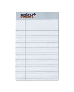 TOP63060 PRISM + WRITING PADS, NARROW RULE, 5 X 8, PASTEL GRAY, 50 SHEETS, 12/PACK