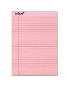 TOP63150 PRISM + WRITING PADS, WIDE/LEGAL RULE, 8.5 X 11.75, PASTEL PINK, 50 SHEETS, 12/PACK