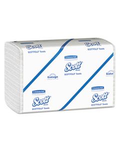 KCC01960 PRO SCOTTFOLD TOWELS, 7 4/5 X 12 2/5, WHITE, 175 TOWELS/PACK, 25 PACKS/CARTON