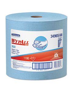 KCC34965 X60 CLOTHS, JUMBO ROLL, 12 1/2 X 13 2/5, BLUE, 1100/ROLL