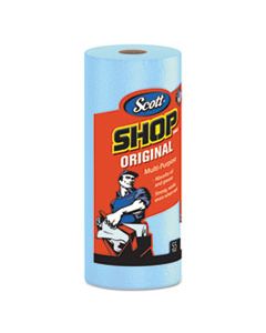 KCC75130 SHOP TOWELS, STANDARD ROLL, 10.4 X 11, BLUE, 55/ROLL, 30 ROLLS/CARTON