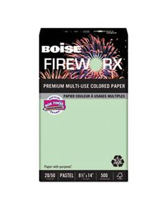 CASMP2204GN FIREWORX PREMIUM MULTI-USE PAPER, 20LB, 8.5 X 14, POPPER-MINT GREEN, 500/REAM