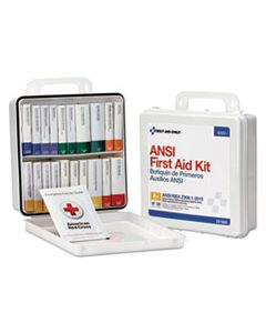 FAO90601 UNITIZED WEATHERPROOF ANSI CLASS A+ FIRST AID KIT FOR 50 PEOPLE, 24 UNITS