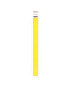 AVT91123 CROWD MANAGEMENT WRISTBAND, SEQUENTIAL NUMBERS, 9 3/4 X 3/4, NEON YELLOW,500/PK