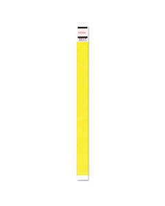 AVT91123 CROWD MANAGEMENT WRISTBAND, SEQUENTIAL NUMBERS, 9 3/4 X 3/4, NEON YELLOW,500/PK