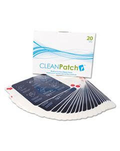 DVO11001 CLEAN PATCH, 2" DIA, DRIES DARK BLUE, 30/CARTON