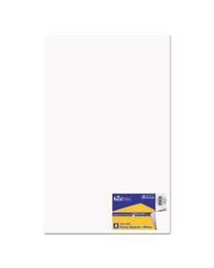 GEO24324 PREMIUM COATED POSTER BOARD, 14 X 22, WHITE, 8/PACK