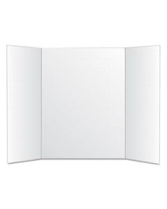 GEO26881 FOAM TRI-FOLD GRID BOARD, 22 X 28, WHITE