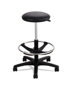 SAF3436BL EXTENDED-HEIGHT LAB STOOL, 32" SEAT HEIGHT, SUPPORTS UP TO 250 LBS., BLACK SEAT/BLACK BACK, BLACK BASE