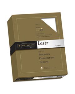 SOU3172410 25% COTTON LASER PAPER, 95 BRIGHT, 24 LB, 8.5 X 11, WHITE, 500/REAM