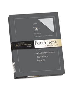 SOUP974CK336 PARCHMENT SPECIALTY PAPER, 24 LB, 8.5 X 11, GRAY, 100/PACK