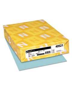 WAU49521 EXACT INDEX CARD STOCK, 110LB, 8.5 X 11, BLUE, 250/PACK