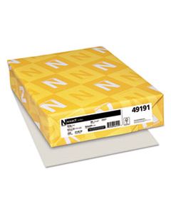 WAU49191 EXACT INDEX CARD STOCK, 90LB, 8.5 X 11, GRAY, 250/PACK