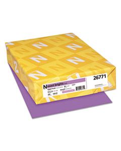 WAU26771 EXACT BRIGHTS PAPER, 20LB, 8.5 X 11, BRIGHT PURPLE, 500/REAM