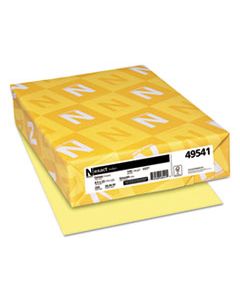 WAU49541 EXACT INDEX CARD STOCK, 110LB, 8.5 X 11, CANARY, 250/PACK