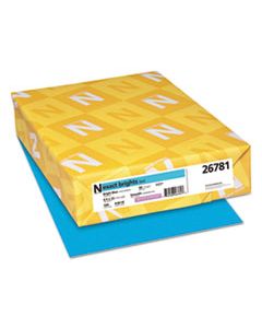 WAU26781 EXACT BRIGHTS PAPER, 20LB, 8.5 X 11, BRIGHT BLUE, 500/REAM