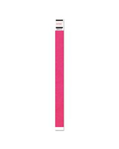 AVT91121 CROWD MANAGEMENT WRISTBAND, SEQUENTIAL NUMBERS, 9 3/4 X 3/4, NEON PINK, 500/PK