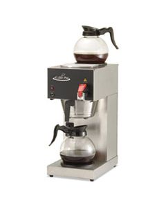 OGFCPDC128AF TWO-BURNER INSTITUTIONAL COFFEE MAKER, 12 CUP, STAINLESS STEEL, 9 X 16 1/2 X 19