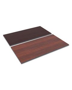 ALETT6030CM REVERSIBLE LAMINATE TABLE TOP, RECTANGULAR, 59 3/8W X 29 1/2,MED CHERRY/MAHOGANY