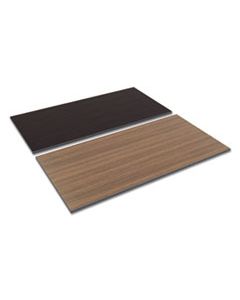 ALETT6030EW REVERSIBLE LAMINATE TABLE TOP, RECTANGULAR, 59 3/8W X 29 1/2D, ESPRESSO/WALNUT