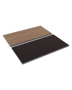 ALETT4824EW REVERSIBLE LAMINATE TABLE TOP, RECTANGULAR, 47 5/8W X 23 5/8D, ESPRESSO/WALNUT