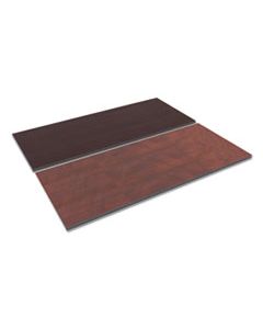 ALETT7230CM REVERSIBLE LAMINATE TABLE TOP, RECTANGULAR, 71 1/2 X 29 1/2, MED CHERRY/MAHOGANY