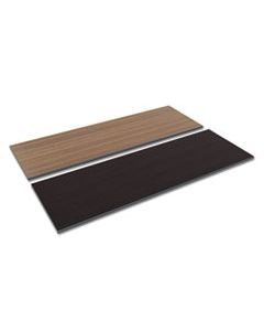 ALETT7224EW REVERSIBLE LAMINATE TABLE TOP, RECTANGULAR, 71 1/2W X 23 5/8D, ESPRESSO/WALNUT