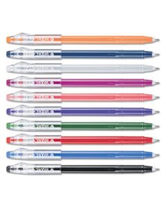 PIL32454 FRIXION COLORSTICKS ERASABLE STICK GEL PEN, 0.7MM, ASSORTED INK/BARREL, 10/PACK