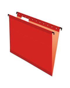 PFX615215RED SUREHOOK HANGING FOLDERS, LETTER SIZE, 1/5-CUT TAB, RED, 20/BOX