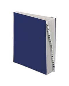 PFXDDF3OX EXPANDING DESK FILE, A-Z, LETTER SIZE, ACRYLIC-COATED PRESSBOARD, DARK BLUE